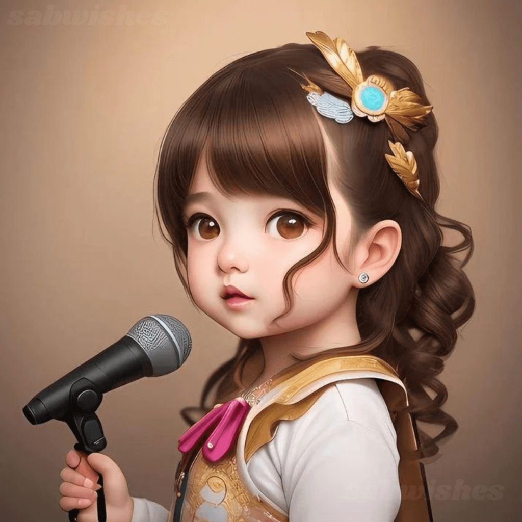 stylish cartoon girl dp